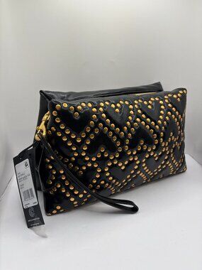 Rebecca Minkoff Heart Studded Quilt Pillow Clutch - NWT